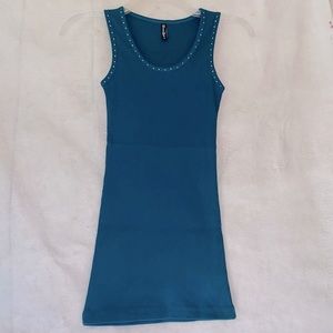 NWOT RHINESTONE EMBELLISHED TANK TOP